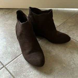 Gently Used Brown Heel Booties